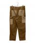 CarHartt (カーハート) DOUBLE KNEE PANT ブラウン×ベージュ サイズ:86cm (W34)×L32：12000円