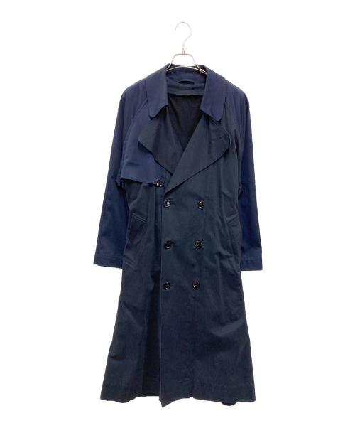 Dima Leu（ディマレウ）Dima Leu (ディマレウ) ライナー付きコットントレンチコート ネイビー サイズ:Sの古着・服飾アイテム