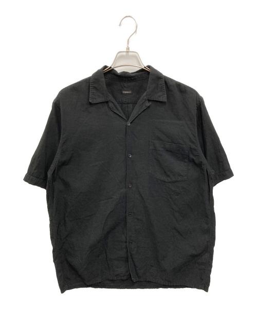 COMOLI（コモリ）COMOLI (コモリ) ベタシャン オープンカラーシャツ ブラック サイズ:2の古着・服飾アイテム