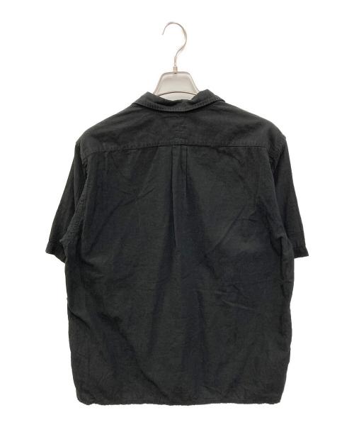 COMOLI（コモリ）COMOLI (コモリ) ベタシャン オープンカラーシャツ ブラック サイズ:2の古着・服飾アイテム
