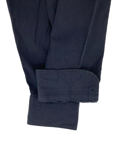 COMOLI（コモリ）COMOLI (コモリ) バンドカラーシャツ ネイビー サイズ:SIZE　2の古着・服飾アイテム