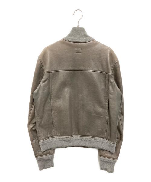 C.P COMPANY（シーピーカンパニー）C.P COMPANY (シーピーカンパニー) レザージャケット ベージュ サイズ:50の古着・服飾アイテム