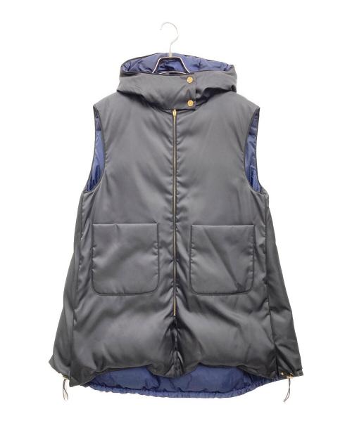 TOMORROW LAND collection（トゥモローランドコレクション）TOMORROW LAND collection (トゥモローランドコレクション) リナイロン フーデッドダウンジレ ブラック サイズ:36の古着・服飾アイテム