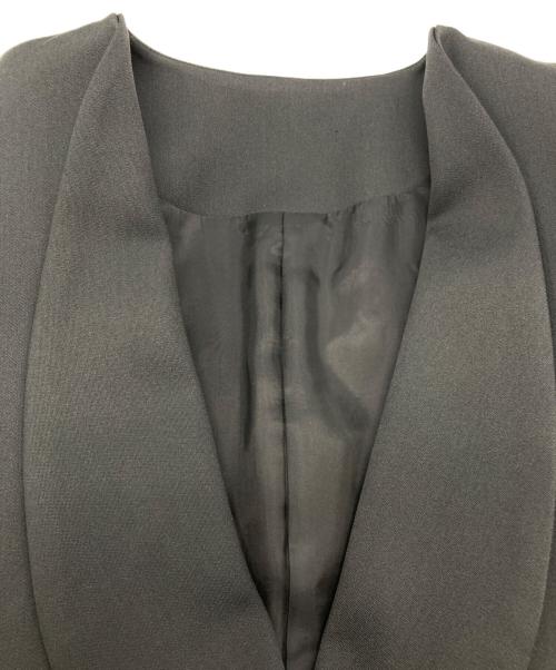 TWILL（ツイル）TWILL (ツイル) ショールカラーライクジャケット ブラック サイズ:FREE 未使用品の古着・服飾アイテム