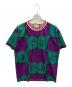 GUCCI（グッチ）の古着「メッシュ Tシャツ」｜グリーン×パープル