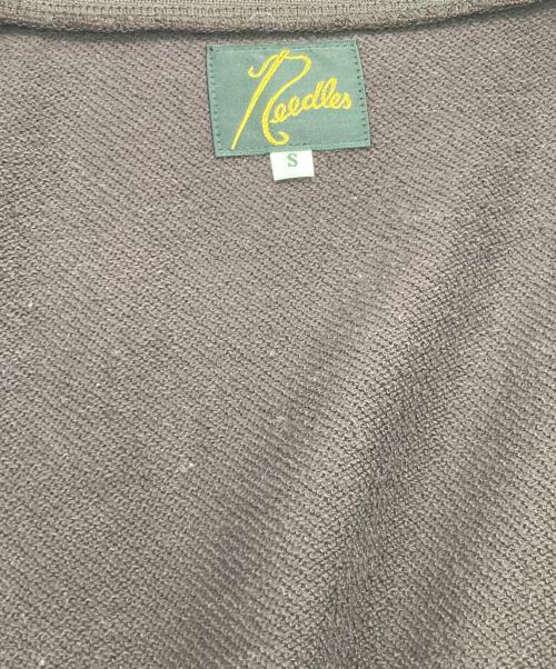 Needles（ニードルズ）Needles (ニードルズ) V NECK CARDIGAN ブラウン サイズ:Sの古着・服飾アイテム