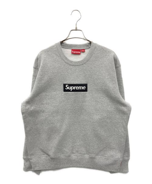 SUPREME（シュプリーム）Supreme (シュプリーム) Box Logo Crewneck Sweatshirt グレー サイズ:Mの古着・服飾アイテム