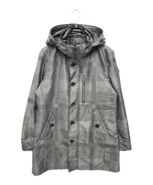 BLACK LABEL CRESTBRIDGE（ブラックレーベル クレストブリッジ）BLACK LABEL CRESTBRIDGE (ブラックレーベル クレストブリッジ) ダウンライナー付コート グレー サイズ:Lの古着・服飾アイテム