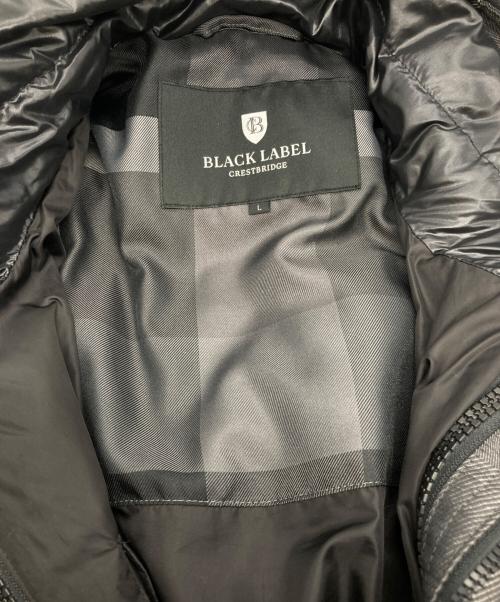 BLACK LABEL CRESTBRIDGE（ブラックレーベル クレストブリッジ）BLACK LABEL CRESTBRIDGE (ブラックレーベル クレストブリッジ) ダウンライナー付コート グレー サイズ:Lの古着・服飾アイテム