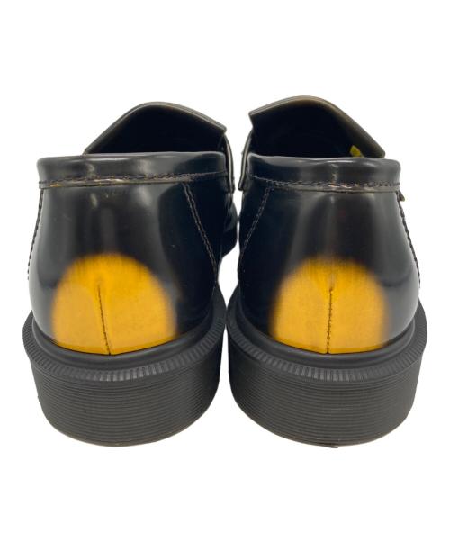 Dr.Martens（ドクターマーチン）Dr.Martens (ドクターマーチン) ADRIAN タッセル ローファー ブラック×イエロー サイズ:UK8の古着・服飾アイテム