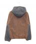 stussy (ステューシー) SHERPA PANELED HOODED JACKET ブラック×ブラウン サイズ:M：20000円
