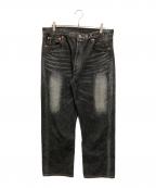 LEVI'Sリーバイス）の古着「［古着］501先染めブラックデニムパンツ」｜ブラック