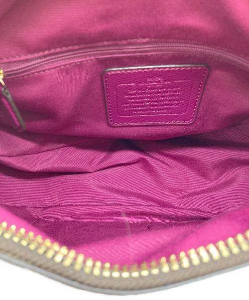 COACH（コーチ）COACH (コーチ) シグネチャー 2WAYショルダーバッグ ブラウンの古着・服飾アイテム