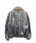 CAMPHOR WOOD (カンファーウッド) leather/fur faux reversible flight jacket ブラック サイズ:M：20000円