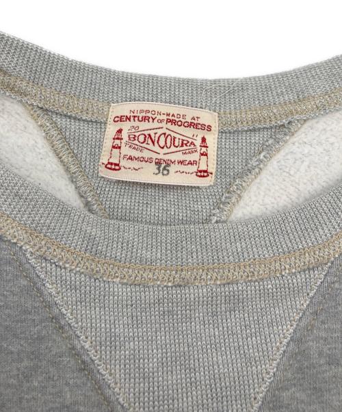 BONCOURA（ボンクラ）BONCOURA (ボンクラ) 両Vガゼットスウェット グレー サイズ:36の古着・服飾アイテム