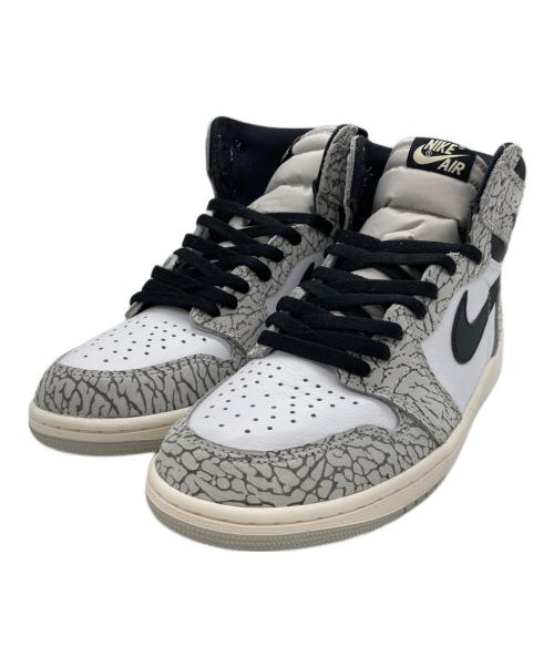 NIKE（ナイキ）NIKE (ナイキ) AIR JORDAN 1 RETRO HIGH OG グレー サイズ:27cmの古着・服飾アイテム