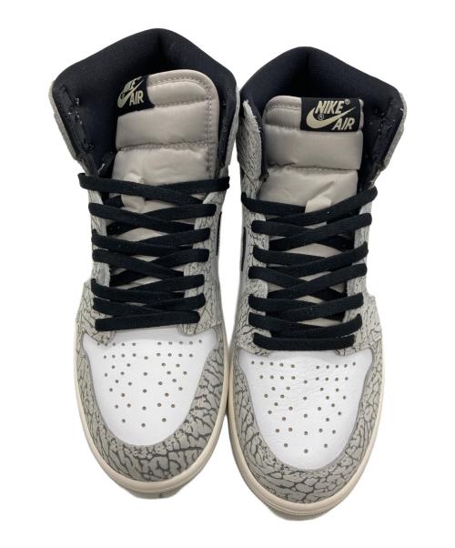 NIKE（ナイキ）NIKE (ナイキ) AIR JORDAN 1 RETRO HIGH OG グレー サイズ:27cmの古着・服飾アイテム