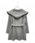 MAX MARA STUDIO (マックスマーラ ストゥディオ) ウールカシミヤフーデッドコート グレー サイズ:42：28000円