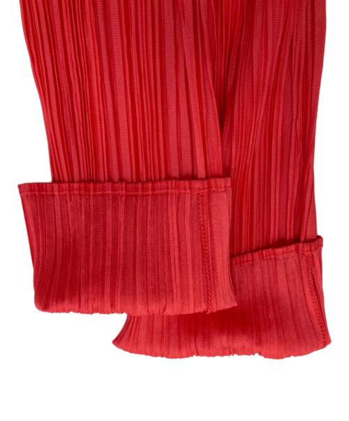 PLEATS PLEASE（プリーツプリーズ）PLEATS PLEASE (プリーツプリーズ) プリーツカーディガン ショッキングピンク サイズ:4の古着・服飾アイテム