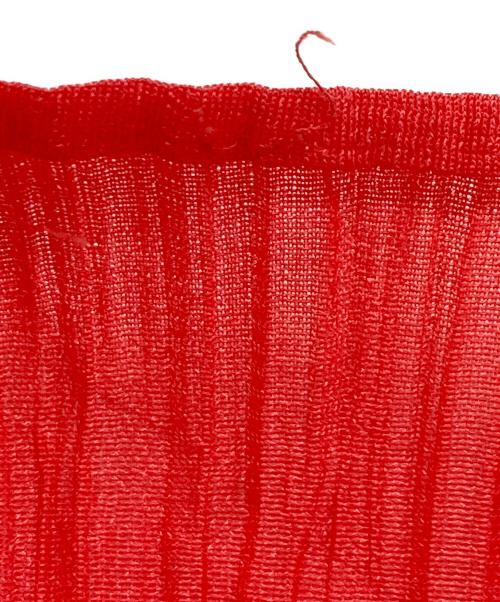 PLEATS PLEASE（プリーツプリーズ）PLEATS PLEASE (プリーツプリーズ) プリーツカーディガン ショッキングピンク サイズ:4の古着・服飾アイテム