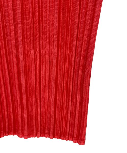 PLEATS PLEASE（プリーツプリーズ）PLEATS PLEASE (プリーツプリーズ) プリーツカーディガン ショッキングピンク サイズ:4の古着・服飾アイテム
