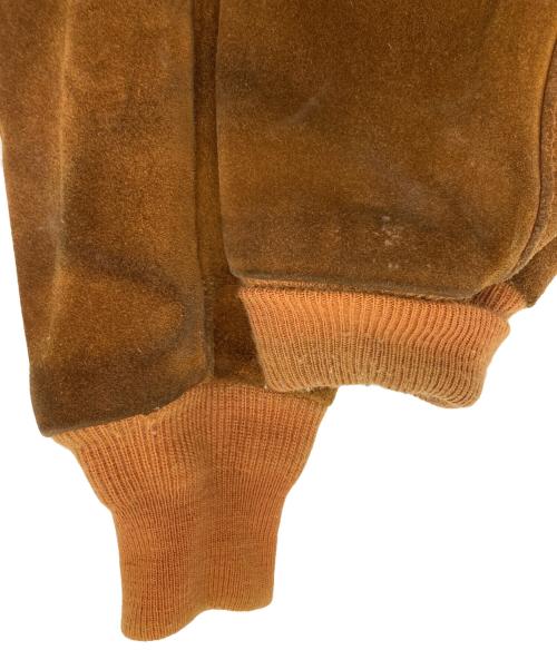 Schott（ショット）Schott (ショット) スウェードブルゾン ブラウン サイズ:SIZE 40の古着・服飾アイテム