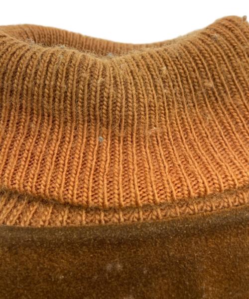 Schott（ショット）Schott (ショット) スウェードブルゾン ブラウン サイズ:SIZE 40の古着・服飾アイテム