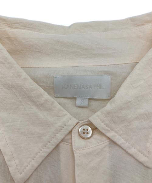 KANEMASA PHIL.（カネマサフィル）KANEMASA PHIL. (カネマサフィル) 46G ARTISAN SHIRT アイボリー サイズ:Sの古着・服飾アイテム