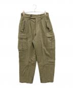 German Armyドイツ軍）の古着「［古着］ウールカーゴパンツ」｜オリーブ