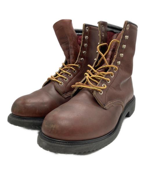 RED WING（レッドウィング）RED WING (レッドウィング) レザーレースアップブーツ ブラウン サイズ:SIZE 9の古着・服飾アイテム