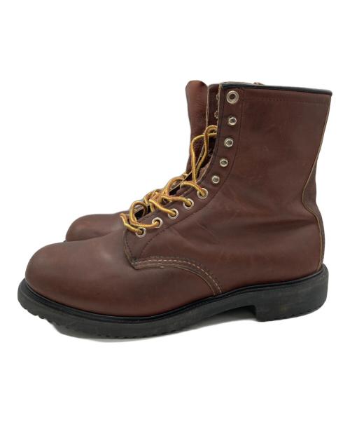 RED WING（レッドウィング）RED WING (レッドウィング) レザーレースアップブーツ ブラウン サイズ:SIZE 9の古着・服飾アイテム