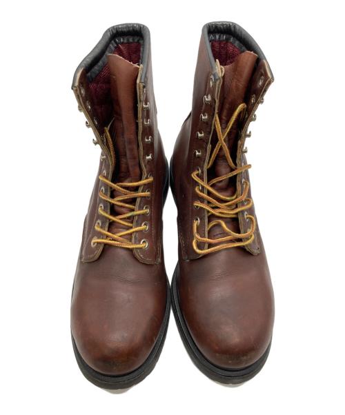 RED WING（レッドウィング）RED WING (レッドウィング) レザーレースアップブーツ ブラウン サイズ:SIZE 9の古着・服飾アイテム
