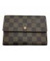 LOUIS VUITTON（ルイ ヴィトン）の古着「3つ折り財布」｜ブラウン