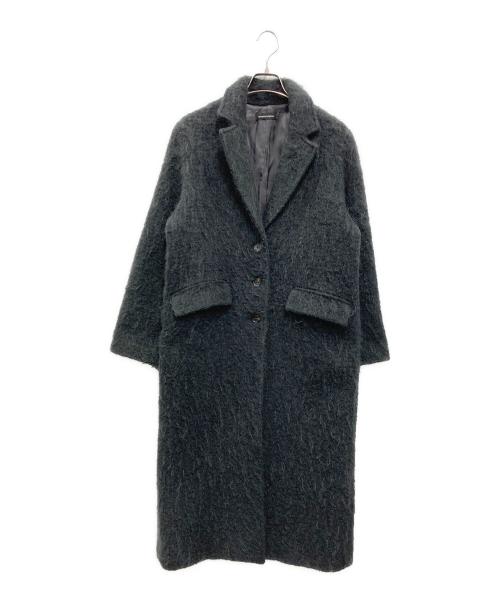 MAISON SPECIAL（メゾンスペシャル）MAISON SPECIAL (メゾンスペシャル) モヘアシャギーチェスターコート ブラック サイズ:FREEの古着・服飾アイテム