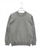 SLOANEスローン）の古着「12G天竺 ダブルフェイス セミラグランクルーネック」｜グレー