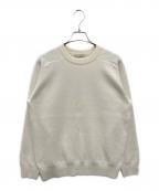 SLOANEスローン）の古着「12G天竺 ダブルフェイス セミラグランクルーネック」｜アイボリー