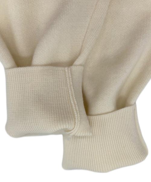 SLOANE（スローン）SLOANE (スローン) 12G天竺 ダブルフェイス セミラグランクルーネック アイボリー サイズ:4 未使用品の古着・服飾アイテム