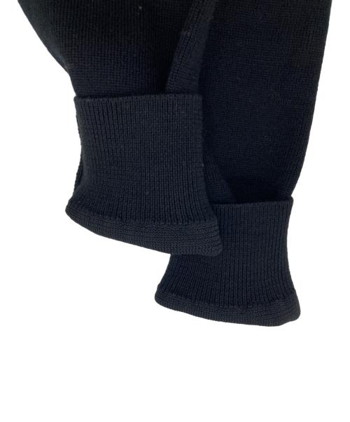 SLOANE（スローン）SLOANE (スローン) 12Ｇ天竺 ダブルフェイス クルーネックカーディガン ブラック サイズ:1 未使用品の古着・服飾アイテム