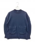 nagonstansナゴンスタンス）の古着「big pocket pullover」｜ネイビー
