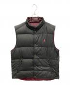 POLO RALPH LAURENポロ・ラルフローレン）の古着「［古着］リバーシブルダウンベスト」｜ブラック