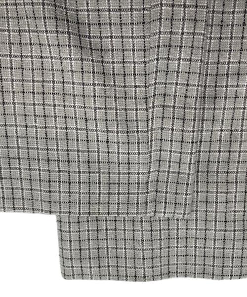 Thom Browne（トムブラウン）Thom Browne (トムブラウン) チェックツイードスラックス グレーの古着・服飾アイテム