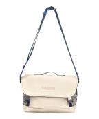 COACHコーチ）の古着「リーグ バイク バッグ・シグネチャー ジャカード」｜ベージュ