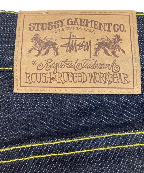 stussy（ステューシー）stussy (ステューシー) BASIC LOGO ペイントデニムハーフパンツ インディゴ サイズ:SIZE 76cmの古着・服飾アイテム