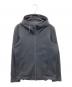 Descente ALLTERRAIN（デザイント オルテライン）の古着「FUSIONKNIT FULLZIP HOODIE JACKET」｜ブラック