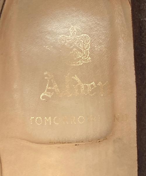Alden（オールデン）ALDEN (オールデン) TOMORROW LAND (トゥモローランド) 別注スウェードコインローファー ブラウン サイズ:8Dの古着・服飾アイテム