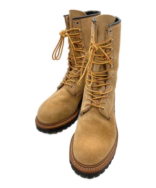 RED WING（レッドウィング）RED WING (レッドウィング) ロガーブーツ ベージュ サイズ:6.5Dの古着・服飾アイテム