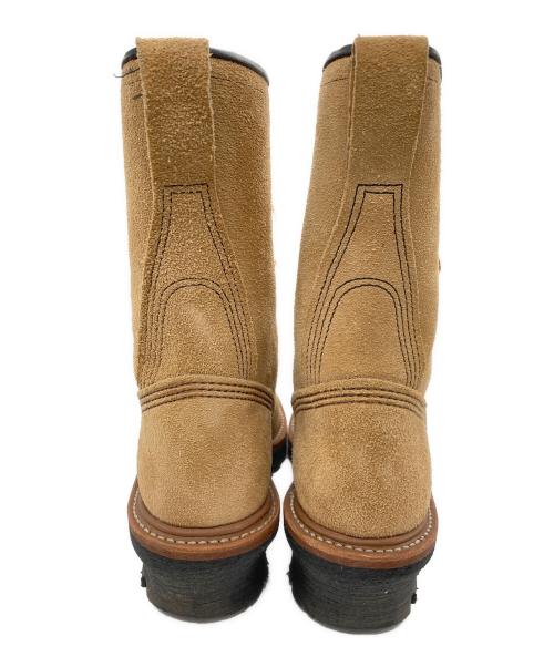 RED WING（レッドウィング）RED WING (レッドウィング) ロガーブーツ ベージュ サイズ:6.5Dの古着・服飾アイテム