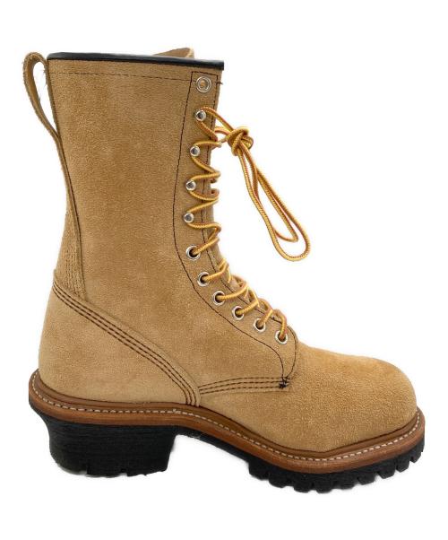 RED WING（レッドウィング）RED WING (レッドウィング) ロガーブーツ ベージュ サイズ:6.5Dの古着・服飾アイテム