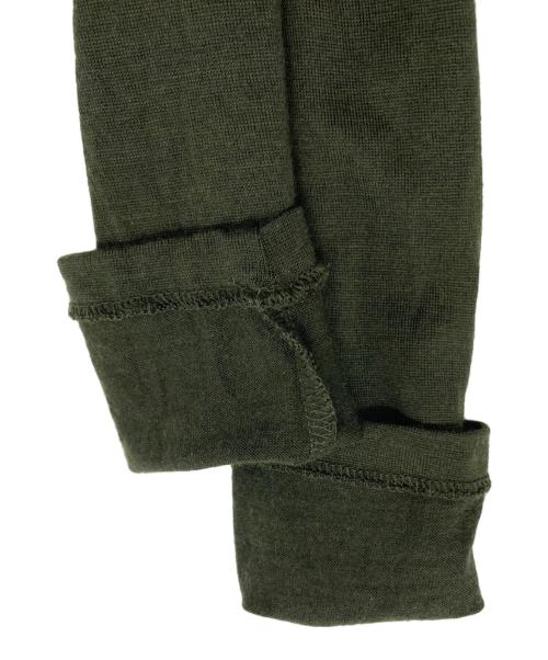 POLO RALPH LAUREN（ポロ・ラルフローレン）POLO RALPH LAUREN (ポロ・ラルフローレン) ウールブレンドジャージータートルネックドレス オリーブ サイズ:XSの古着・服飾アイテム