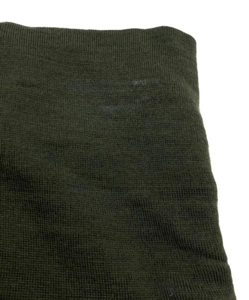 POLO RALPH LAUREN（ポロ・ラルフローレン）POLO RALPH LAUREN (ポロ・ラルフローレン) ウールブレンドジャージータートルネックドレス オリーブ サイズ:XSの古着・服飾アイテム